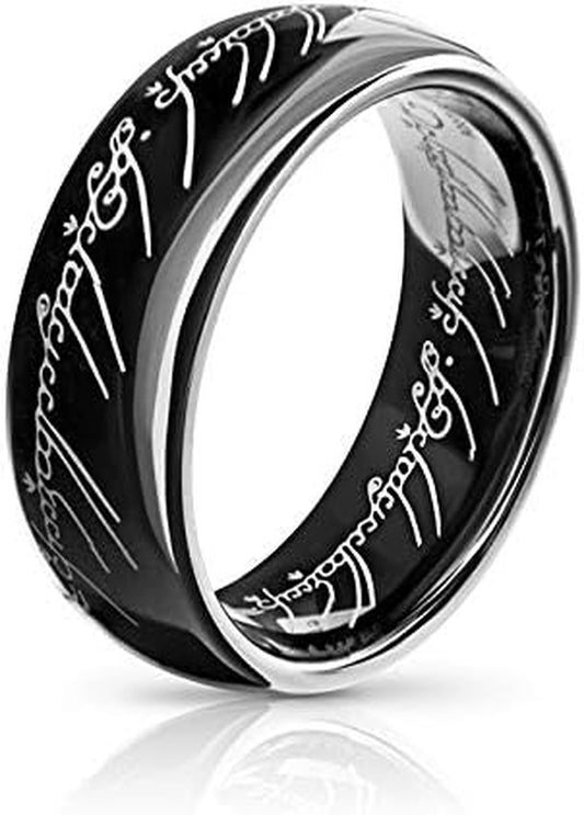 "Enchanting *The One (Tungsten) Ring*: Limited Edition in Timeless Black"