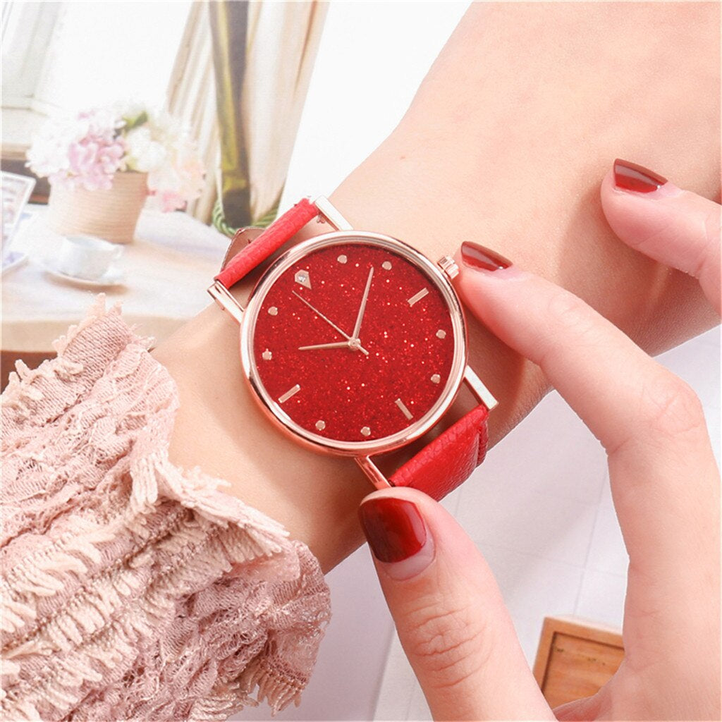 "Elegant round Dial Women'S Wristwatch - Stylish Dress Clock with Quartz Movement, Stainless Steel Dial, and Casual Bracelet"