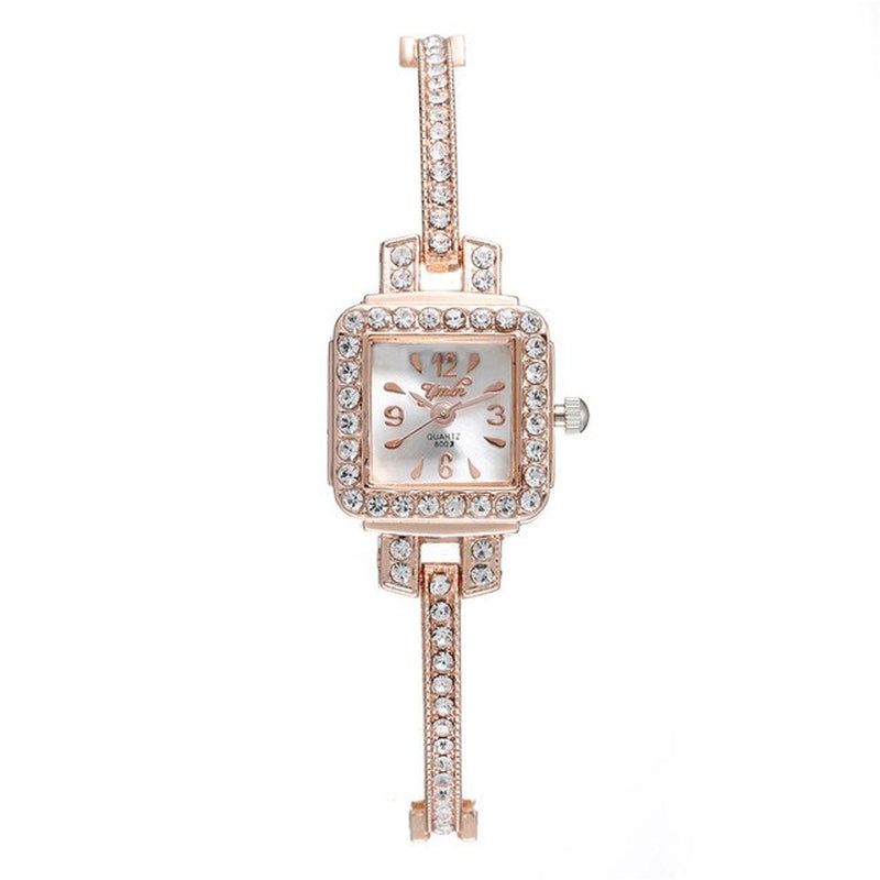 "Sparkling Women'S Diamond Quartz Watch - Elegant Dress Watch for Parties and Special Occasions - Perfect Gift for Her"