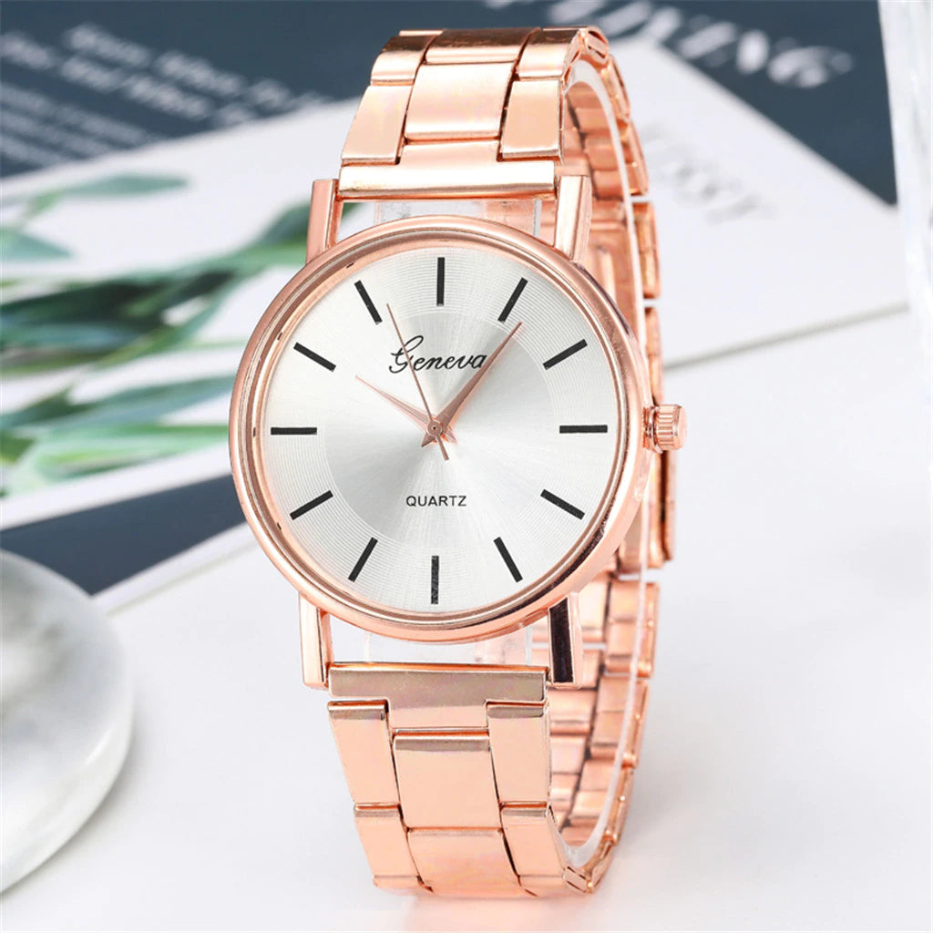 "Stylish and Waterproof Women'S Quartz Watch - Perfect Gift for Ladies"