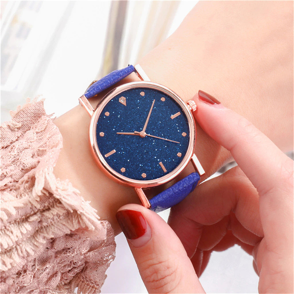 "Elegant round Dial Women'S Wristwatch - Stylish Dress Clock with Quartz Movement, Stainless Steel Dial, and Casual Bracelet"